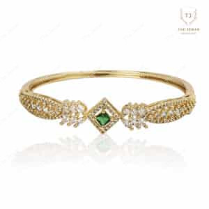 Emerald Grace Diamond Bangle