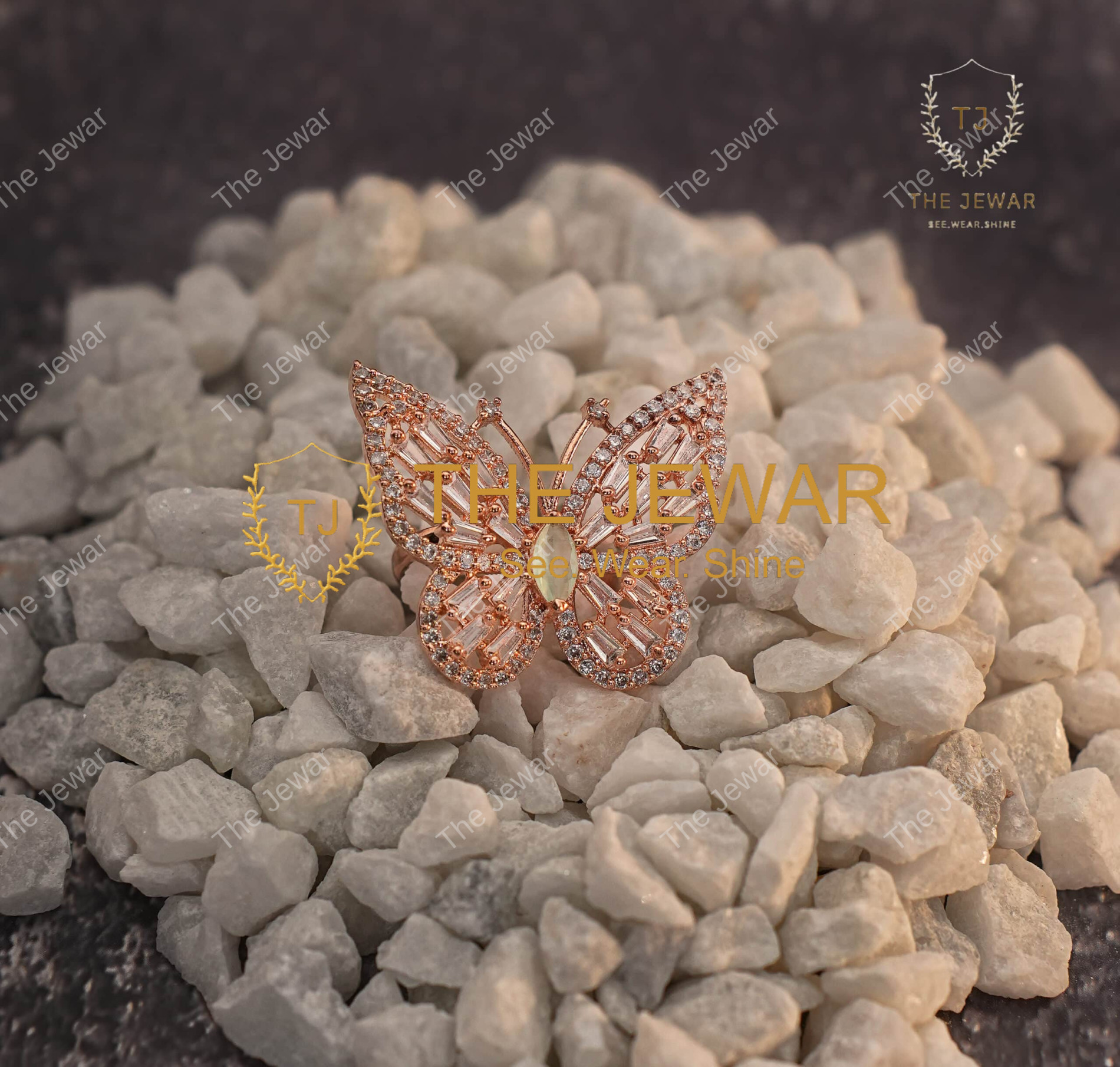 Ethereal Butterfly Charm Ring - Image 2